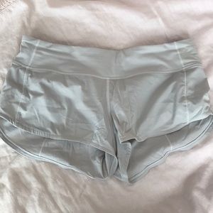 Lululemon speed up shorts white